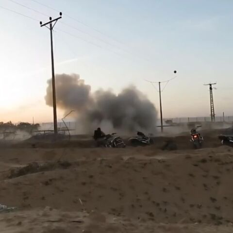 Σκηνή από την τρομοκρατική επίθεση της 7ης Οκτωβρίου στο Ισραήλ