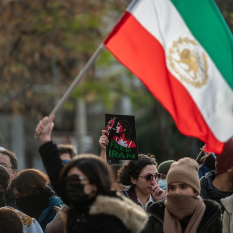 Διαδήλωση στη Μανδρίτη για το Ιράν