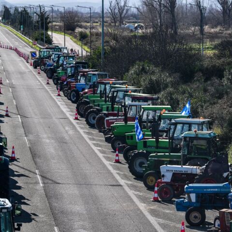 Το μπλόκο στο Κάστρο Βοιωτίας