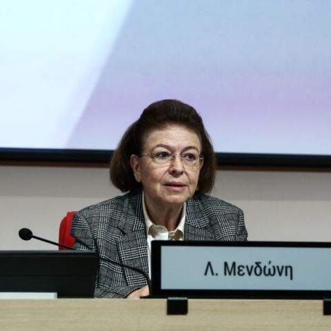 H υπουργός Πολιτισμού Λίνα Μενδώνη
