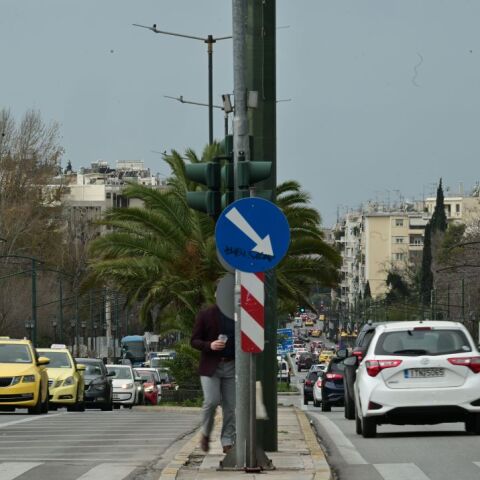 Κίνηση σε δρόμο της Αθήνας