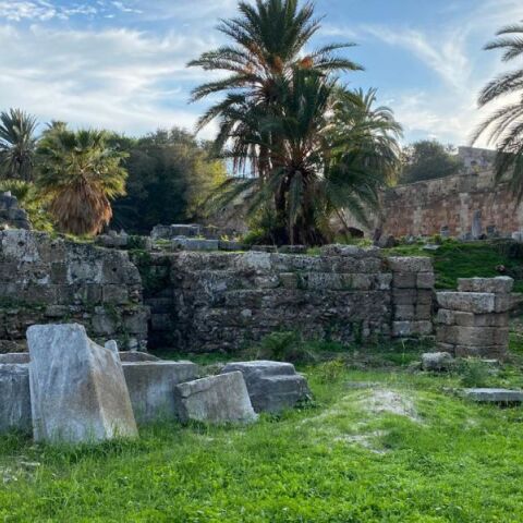 Ο χώρος της Περιβόλας στη Ρόδο -  Υφιστάμενη κατάσταση