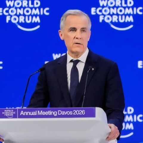 Ο Μαρκ Κάρνεϊ στο Νταβός