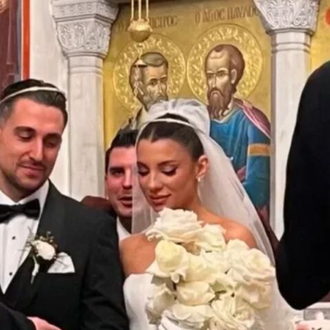 Παντρεύτηκαν Σάκης Κατσούλης και Μαριαλένα Ρουμελιώτη 