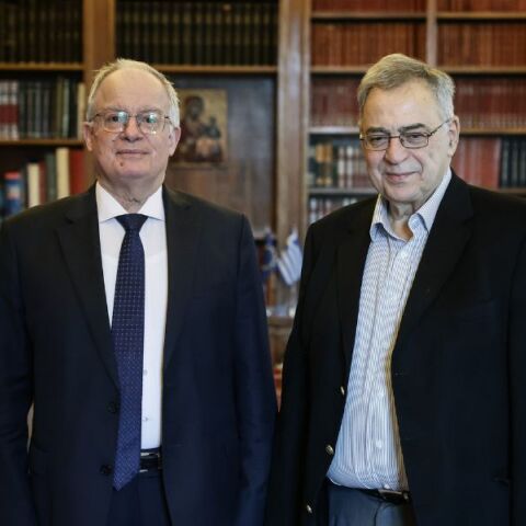 Ο Πρόεδρος της Δημοκρατίας Κωνσταντίνος Τασούλας συναντήθηκε με τον Νίκο Χριστοδουλάκη - Συζήτησαν για τις τρέχουσες πολιτικές και οικονομικές εξελίξεις 