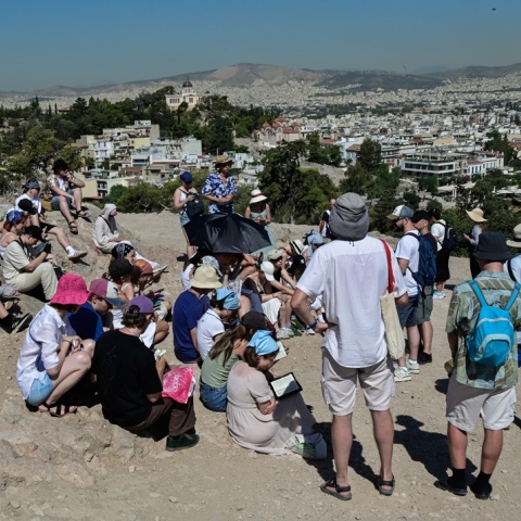 Τουρίστες στην Αθήνα
