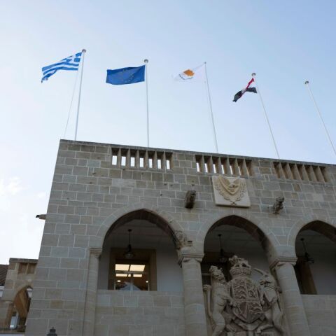 To κυπριακό προεδρικό μέγαρο στη Λευκωσία