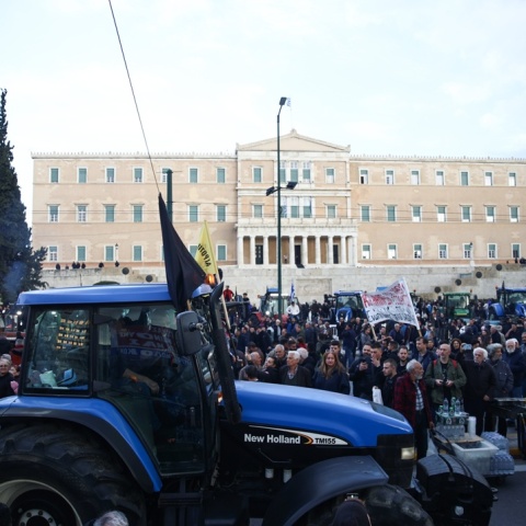 Αγροτικό συλλαλητήριο στο Σύνταγμα