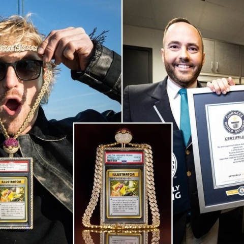 Ο YouTuber Λόγκαν Πολ πούλησε σε δημοπρασία τη σπάνια κάρτα Pokémon Pikachu Illustrator για 16,5 εκατ. δολάρια, τριπλασιάζοντας τα χρήματά του.