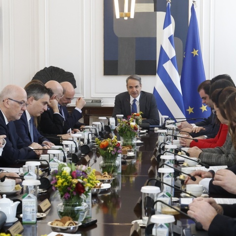 Στιγμιότυπο από το Υπουργικό Συμβούλιο