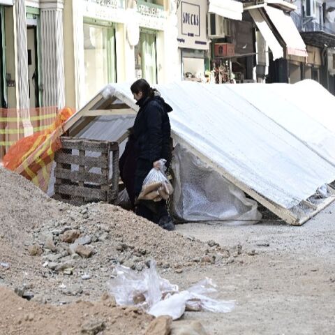  Αποκαλύφθηκε τυχαία αρχαίο ψηφιδωτό στην οδό Ευριπίδου - Δείτε εικόνες