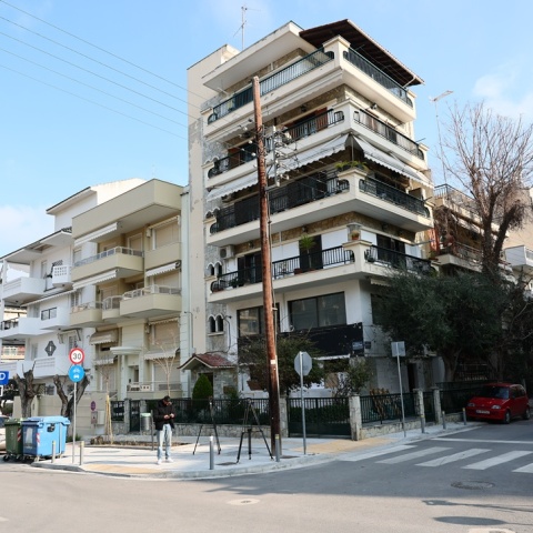 Το σημείο της δολοφονίας του 20χρονου στη Θεσσαλονίκη