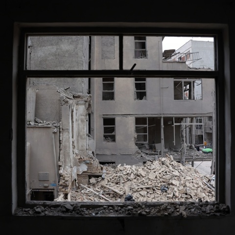 Καταστροφές από πλήγματα στην Τεχεράνη