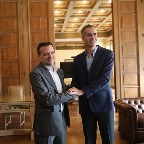 Κώστας Μπακογιάννης και Χάρης Δούκας