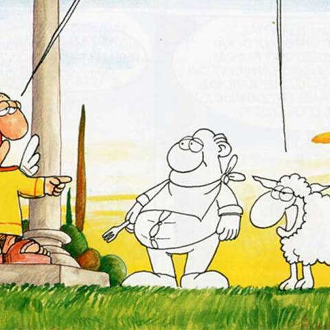 Το χιουμοριστικό σκίτσο του Αρκά για την Κυριακή του Πάσχα