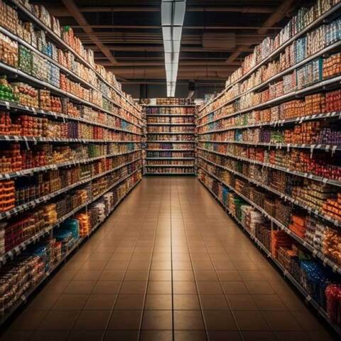 Διάδρομος σε σούπερ μάρκετ