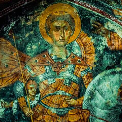 Εικόνα του Αγίου Γεωργίου σε εκκλησία