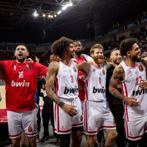 Ολυμπιακός: Οι ημέρες και οι ώρες των δύο πρώτων αγώνων στα playoffs της EuroLeague