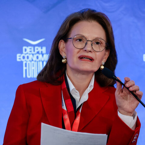 Η Ευαγγελία Κοράκη, πρόεδρος HACRO