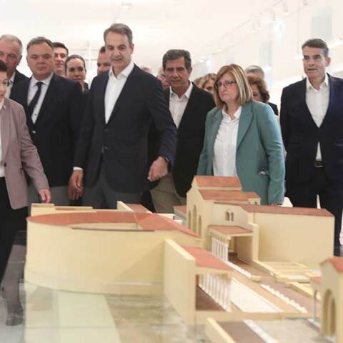 Επίσκεψη Κυριάκου Μητσοτάκη στο Μουσείο «Θεσσαλονικέων Μητρόπολις»