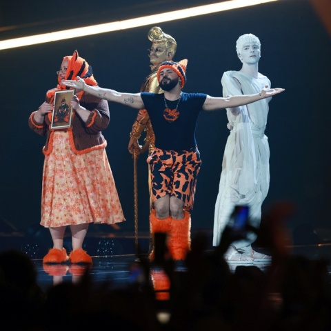 Ο Akylas στη σκηνή της Eurovision 