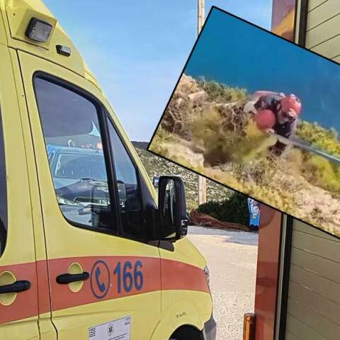 Πυροσβέστες στη Ζάκυνθο απομακρύνουν με ασφάλεια 22χρονο τουρίστα από γκρεμό