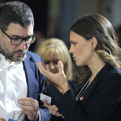 Νάσος Ηλιόπουλος και Έφη Αχτσιόγλου