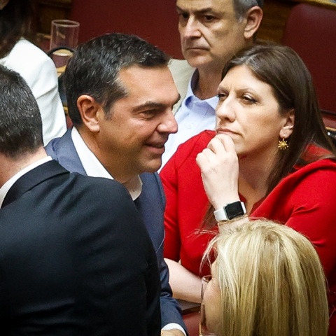 Ζωή Κωνσταντοπούλου και Αλέξης Τσίπρας