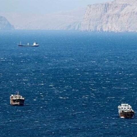 Εμπορικά πλοία στα Στενά του Ορμούζ