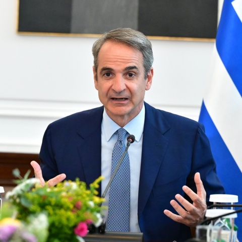 Ο Κυριάκος Μητσοτάκης στο Υπουργικό Συμβούλιο
