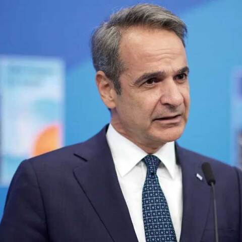 Ο πρωθυπουργός Κυριάκος Μητσοτάκης στη Σύνοδο του ΝΑΤΟ