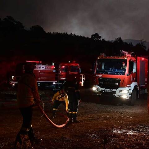 Φωτιά στη Βοιωτία, σε πύρινο κλοιό το Πόρτο Γερμενό