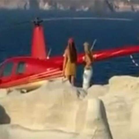 Ελικόπτερο στο Σαρακήνικο