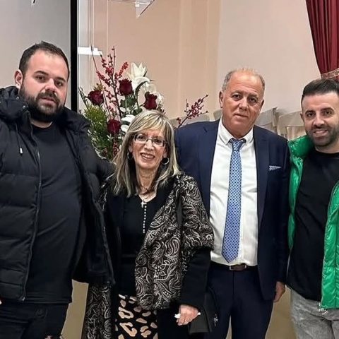 Ο αντιδήμαρχος Πάνος Κοντογιώργος, η σύζυγος και τα δύο παιδιά του