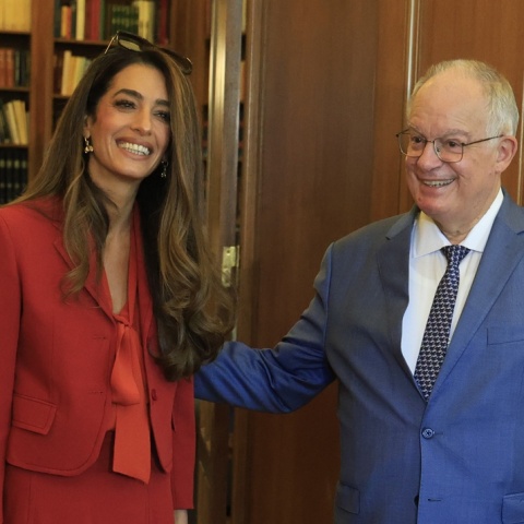 Αμάλ Αλαμουντίν και Κωνσταντίνος Τασούλας