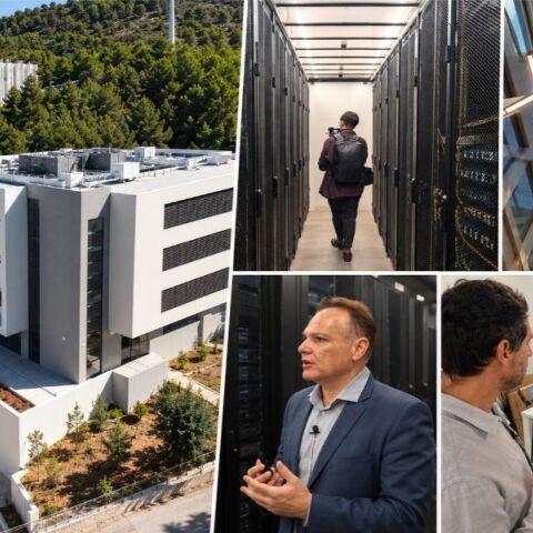 «Δημόκριτος»: Μπήκαμε στο νέο data center και στο εργαστήριο που τυπώνει σκάφη