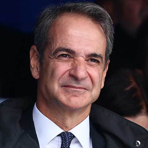 Ο πρωθυπουργός Κυριάκος Μητσοτάκης στη στρατιωτική παρέλαση της Θεσσαλονίκης για την 28η Οκτωβρίου