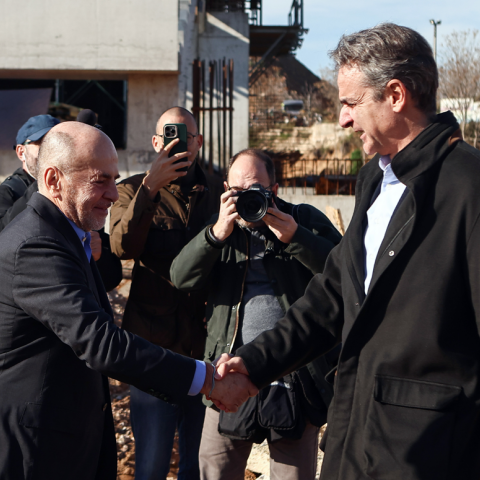 Μητσοτάκης και Αλαφούζος στον Βοτανικό: «Το γήπεδο θα παραδοθεί τον Μάιο του 2027»