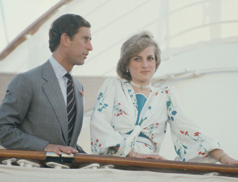 Ο πρίγκιπας Κάρολος και η πριγκίπισσα Νταϊάνα στο σκάφος Britannia, στο μήνα του μέλιτός τους, Αύγουστος 1981