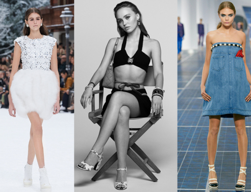 Kaia Gerber, Lily Rose Depp, Cara Delevingne