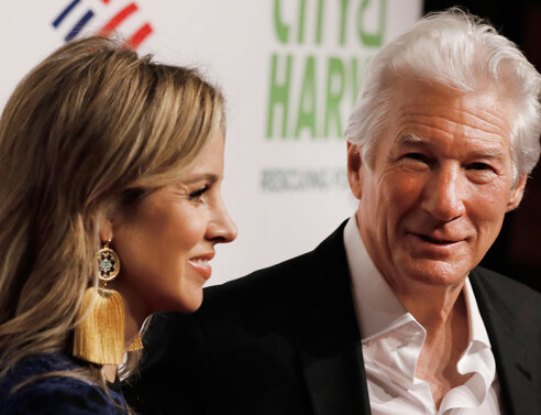 Ο Ρίτσαρντ Γκιρ και η σύζυγός του, Alejandra Silvia