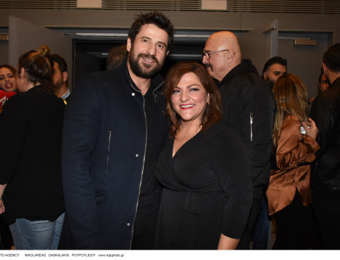 Ο Αλέξης Γεωργούλης και η Βίκυ Σταυροπούλου