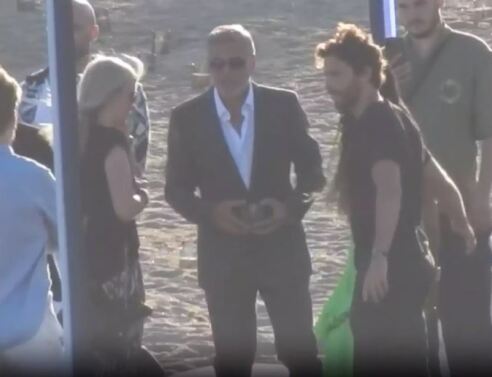 Ο Τζορτζ Κλούνεϊ στη Μύκονο