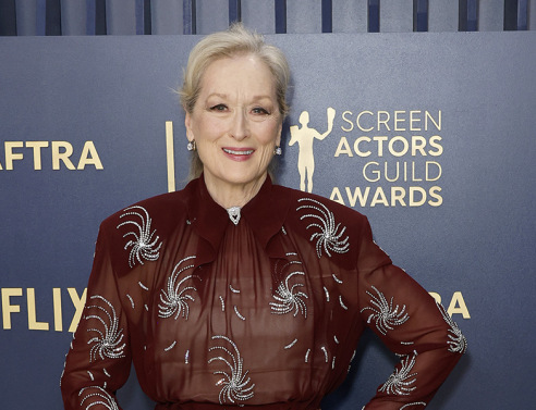Η Μέριλ Στριπ με Prada στα SAG