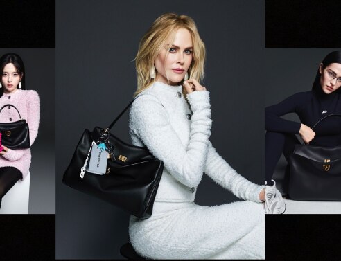 Νικόλ Κίντμαν, Yang Chaoyue και Amelia Gray πρωταγωνιστούν στην καμπάνια της Balenciaga Rodeo Bag. 