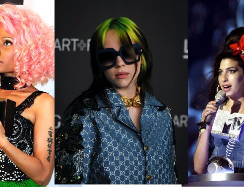 Νίκι Μινάζ, Μπίλι Έιλις, Έιμι Γουάινχαουζ