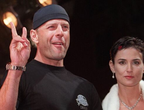 Μπρους Γουίλις και Ντέμι Μουρ στις Κάννες το 1997