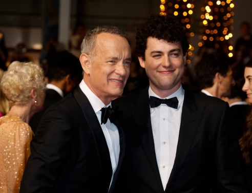 Ο Τομ Χανκς με τον γιο του Τρούμαν