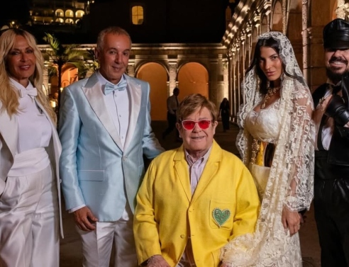 Η Άννα Βίσση με τον Έλτον Τζον