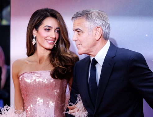 Ο Τζορτζ Κλούνεϊ με τη σύζυγό του, Αμάλ Αλαμουντίν Κλούνεϊ 